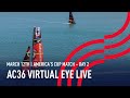 The 36th America’s Cup | Virtual Eye | 🔴 LIVE Day 2