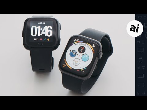 Apple Watch Series 4 vs Fitbit Versa : 피트니스 추적 시계 비교