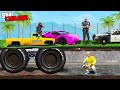 АВТОУГОНЩИКИ VS КОПЫ В ГТА 5 ОНЛАЙН! ОБМАНУЛ YURACH И УГНАЛ ЧИТ МОНСТР ТРАК В GTA 5!