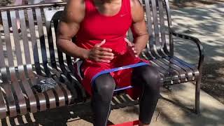 Hip abduction Superset With Bands