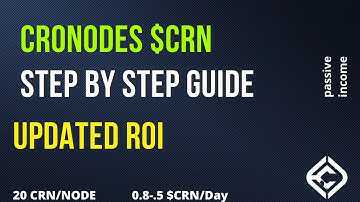 How To Buy And Create Cronodes $CRN - Updated ROI - Reward Reduction
