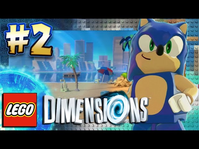 Lego Dimensions PS4 Pro - Sonic Level Pack Part 1: Green Hill Zone (4K  60FPS) 