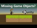 Game objects dont appear in game view or on camera  unity 2d 54