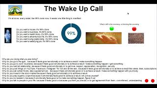 The Wake Up Call - Part 1