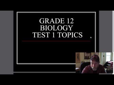 Grade 12 Biology 