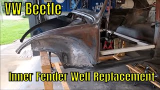 Famous VW Bug Inner Fender Well Repair -  SICKXTY -  Volksrod – Baja / Franken Beetle Build - 21 Wealth
