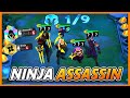 This Akali Build Can 1v9 EASY (⭐️ ⭐️ ⭐️ Ninja Assasins) - BunnyFuFuu | Teamfight Tacatics | SET 4