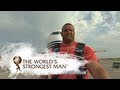 2009 plane pull terry hollands  worlds strongest man