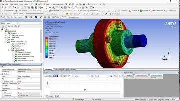 Analysis of Flange Coupling in ANSYS  Workbench