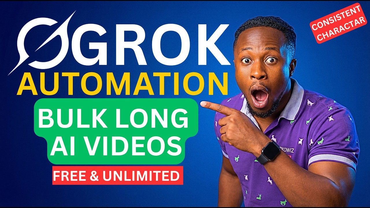 GROK Automation Just Changed AI Video (FREE & UNLIMITED Workflow)