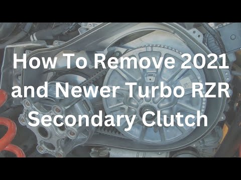 How to Remove the Secondary Clutch on a Polaris RZR Turbo — Hunterworks video thumbnail