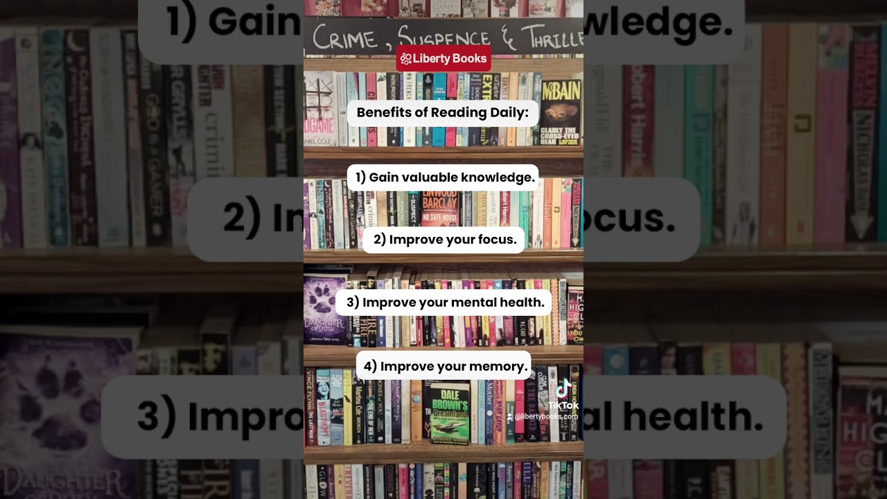 Benefits of reading daily!