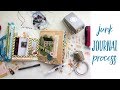 JUNK JOURNAL WITH ME | Ep 11 | Junk Journal Process | Vintage Journal | Journalling Process