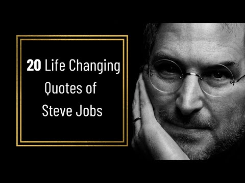 Video: 20 Top-Zitate Von Steve Jobs