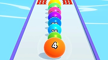Ball Run 2048 Merge Number ! MAX LEVELS Gameplay Walkthrough New Update Part 308 android, ios
