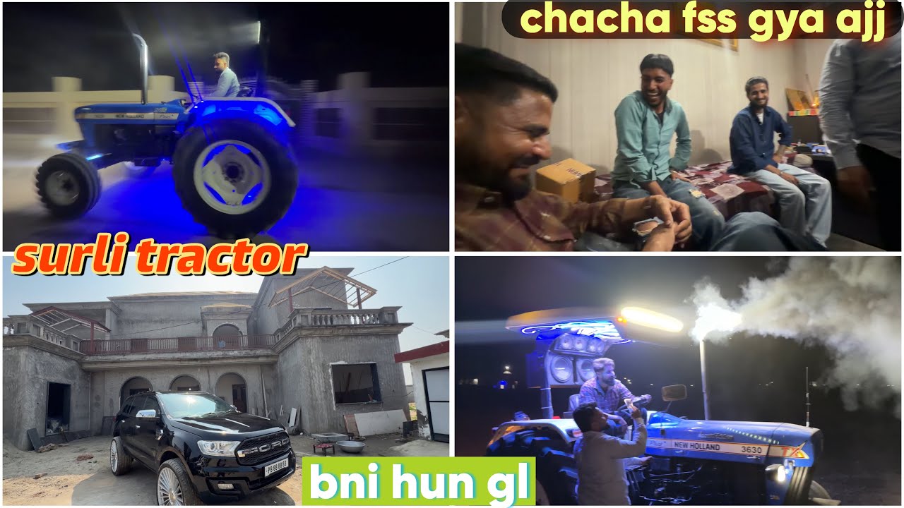 surli tractor | chacha fass gya ajj | seep lg gyi | hun bni gl | DhillonPreet Vlogs