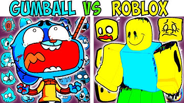ALL GUMBALL VS ROBLOX TEST | FNF Character Test | Gameplay VS Playground