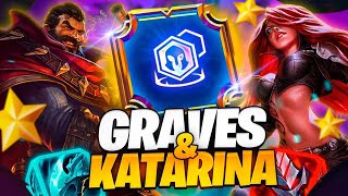 Katarina Graves Reroll Is Busted! Full Double Trouble Comp | TFT Patch 13.19b
