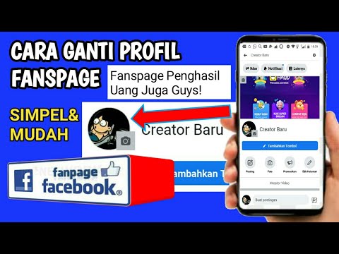 CARA GANTI FOTO PROFIL DI FANSPAGE FACEBOOK 2020