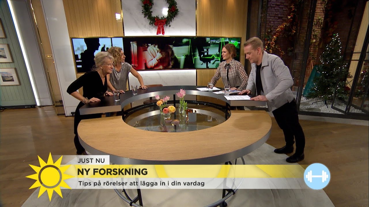 En minuts rörelse gör skillnad – så smygtränar du i vardagen - Nyhetsmorgon (TV4)