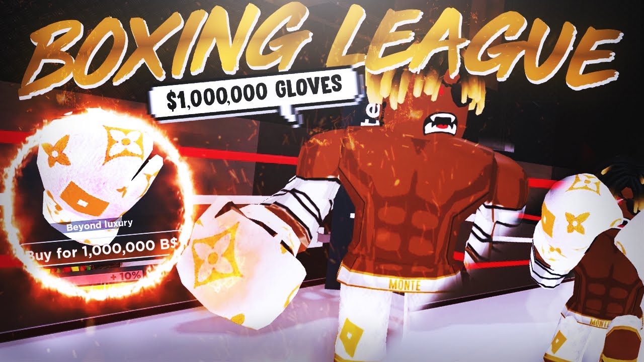 I bought the BEST $1,000,000 **LOUIS VUITTON** gloves - ROBLOX Boxing  League 