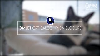 Cat Enclosure for Apartment Balconies - Secure Catio | Omlet Pet Products