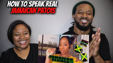 🇯🇲 LET'S LEARN JAMAICAN PATOIS! American Couple Learn How To Speak Real (Patwa/Patwah)