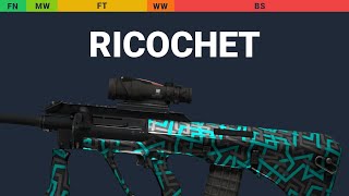 AUG Ricochet - Skin Float And Wear Preview
