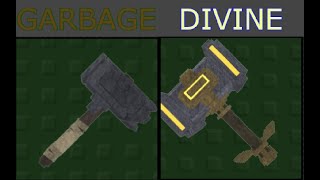 Unlocking a DIVINE hammer to forge new weapons??! Forge Master screenshot 3