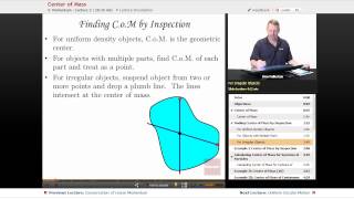 “Center of Mass” | AP Physics C: Mechanics with Educator.com