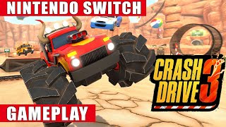 Crash Drive 3 Nintendo Switch Gameplay