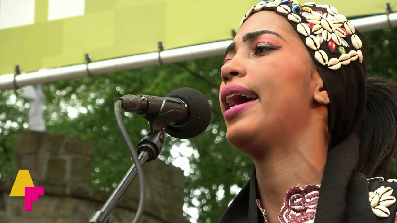 Asmâa Hamzoui & Bnat Timbouktou - La ilaha ila lah - LIVE at Afrikafestival Hertme 2019