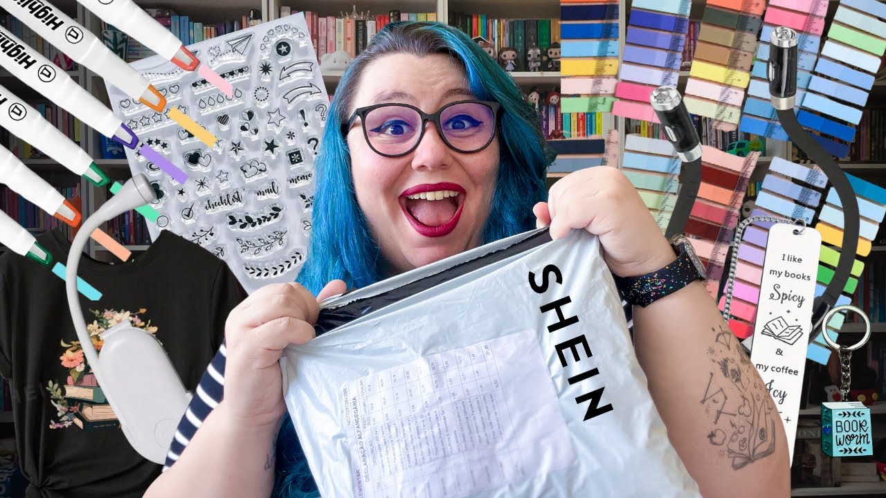 TESTANDO MAIS COISAS LITERÁRIAS DA SHEIN