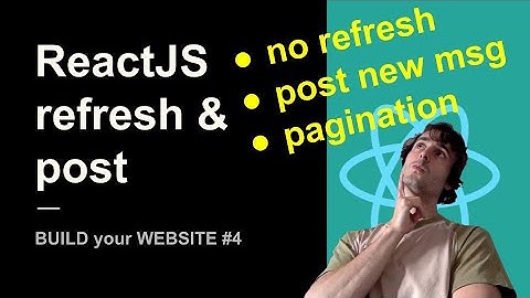The Pagination with React and the Rerender of a React Component | Frontend React #4