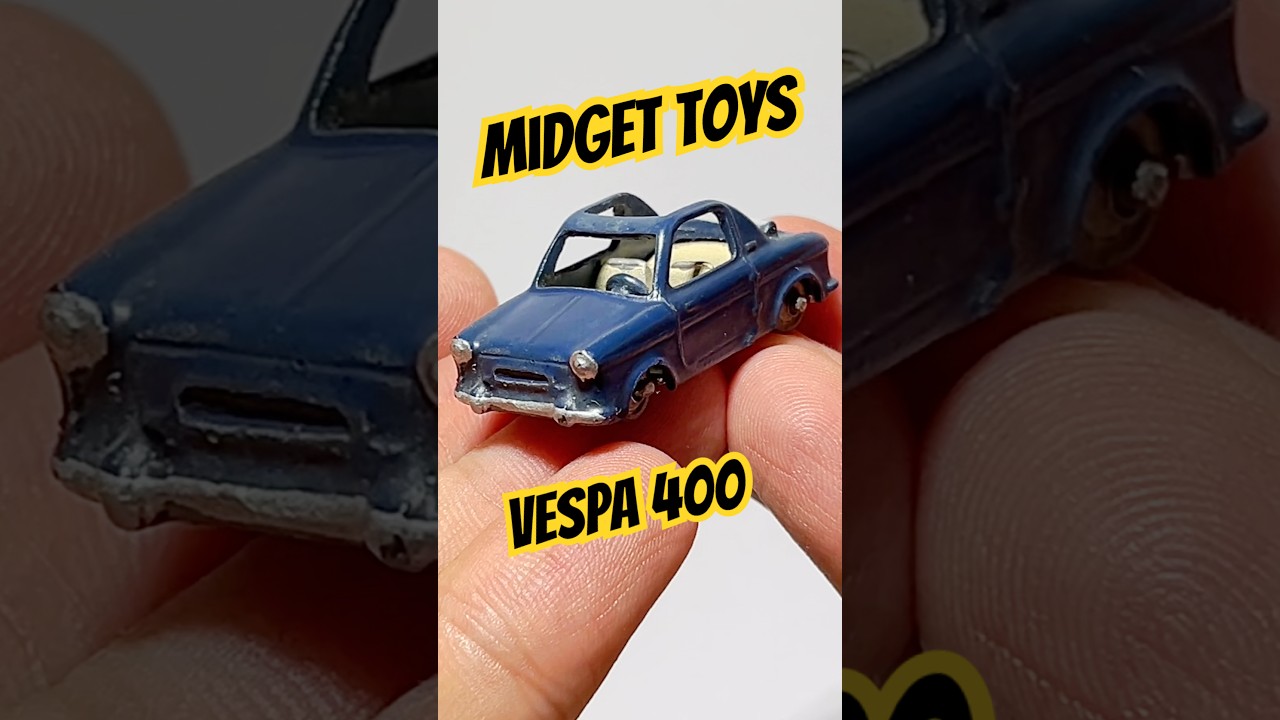 Vintage diecast Unboxing: Midget Toys Vespa 400 - YouTube