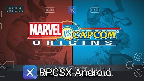 RPCSX Android - Marvel vs Capcom Origins Gametest