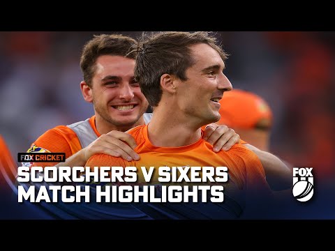 Perth Scorchers vs Sydney Sixers - Match Highlights | 28/01/23 | Fox Cricket