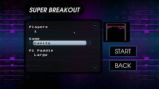 Super Breakout (Arcade & Atari 2600) (Gameplay) (Atari Vault)