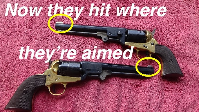 Pietta™ 1860 Army Sheriff Black Powder Revolver Pistol, .44 Cal