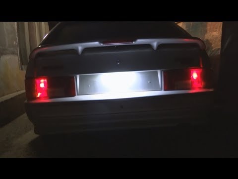 Светодиодная подсветка гос.номера ВАЗ 2114. - YouTube