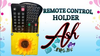 How to make a remote control holder DIY home crafts