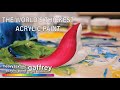 Titanium White Heavy Texture Acrylic Paint - Texture Painting Techniques