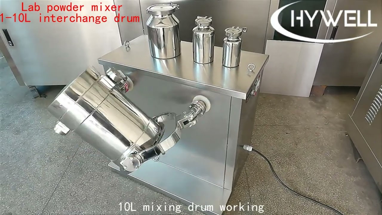 3D powder mixer / powder blener