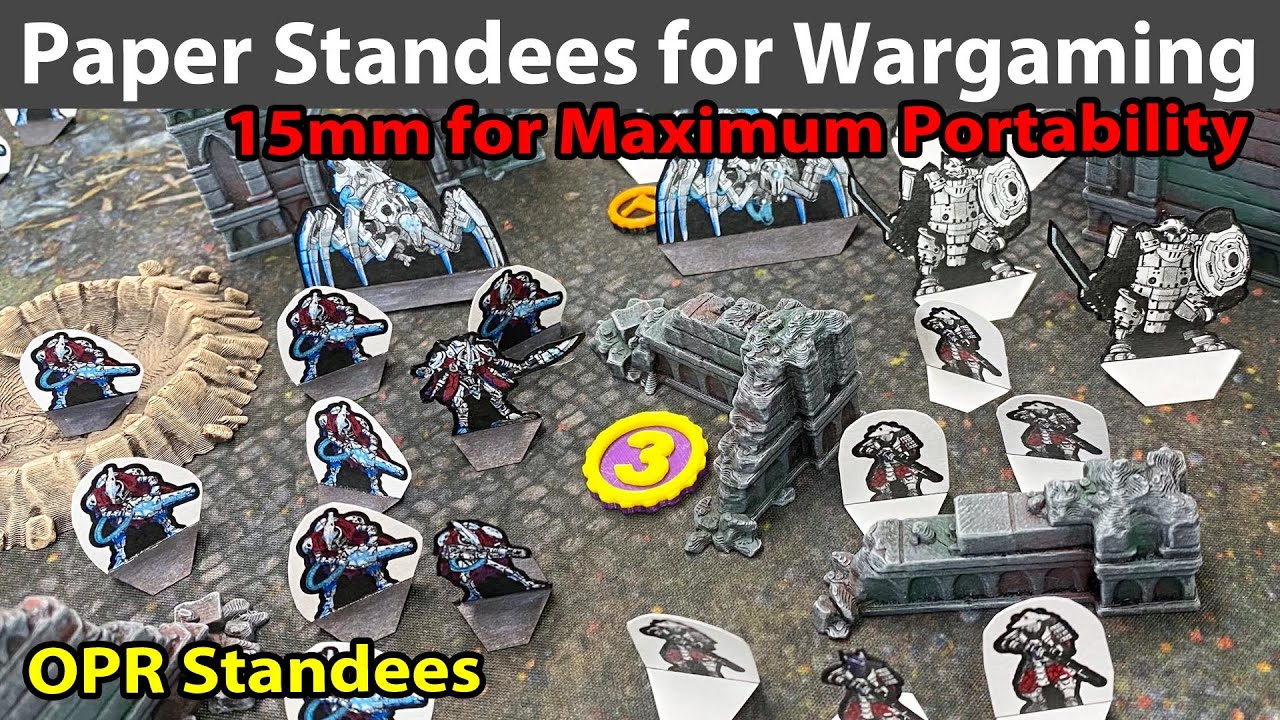 Paper Standees for Wargaming