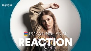 REACTION: Rosa Linn - Snap (Armenia Eurovision 2022) // ESCXTRA