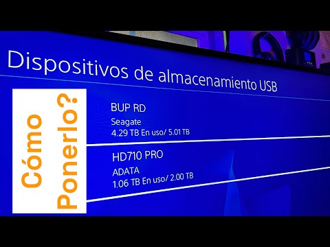 Video: ¿Puedes poner USB en ps4?