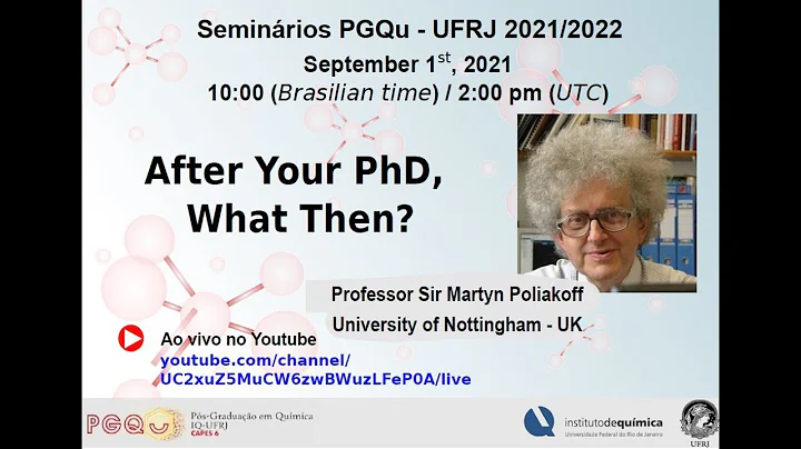 Prof. Sir Martyn Poliakoff - After Your PhD, What ...