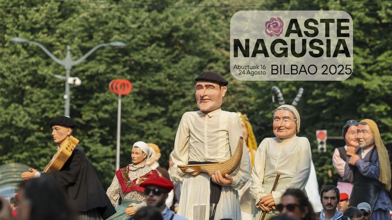 GIGANTADA y MARIJAIA en Bilbao / ERRALDOI TOPAKETA eta MARIJAIA Bilbon | Aste Nagusia 2025
