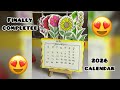 Flower Bouquet Desk Calendar 2026 Viralvideo 2026 Calendar Vijayacraftvibe Paper Magic 