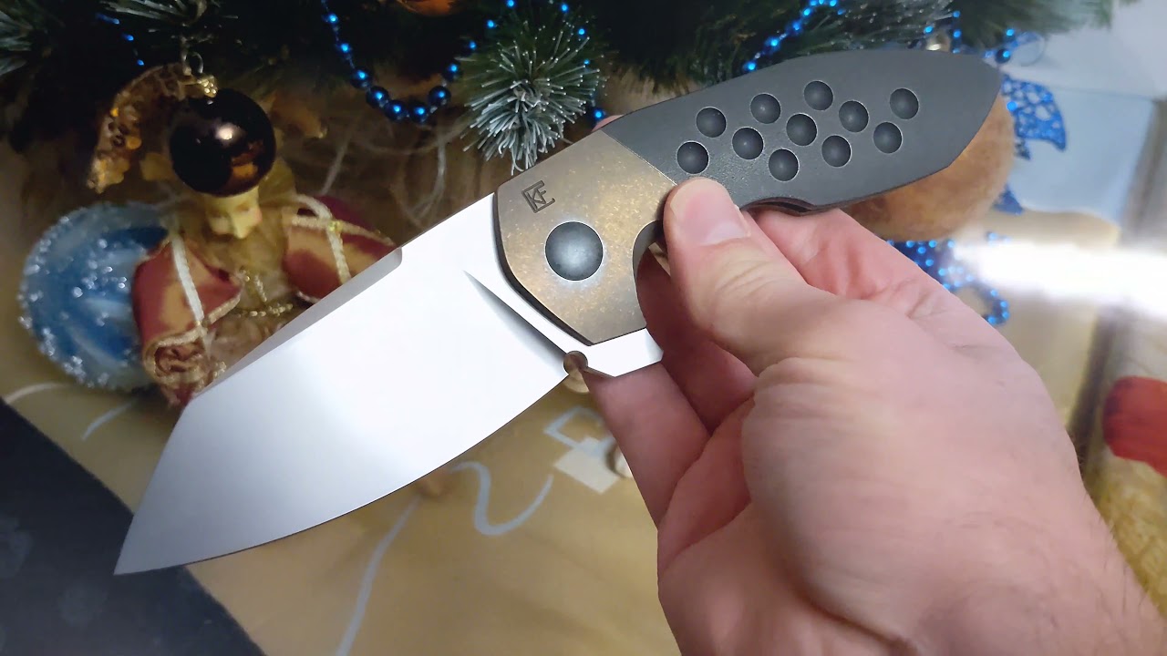 НОЖ CKF CAPITALIST NALU BOERSMA M390 ТИТАН ЦИРКОНИЙ ЦИРКУТИ